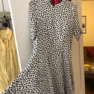 Zara polka dot dress